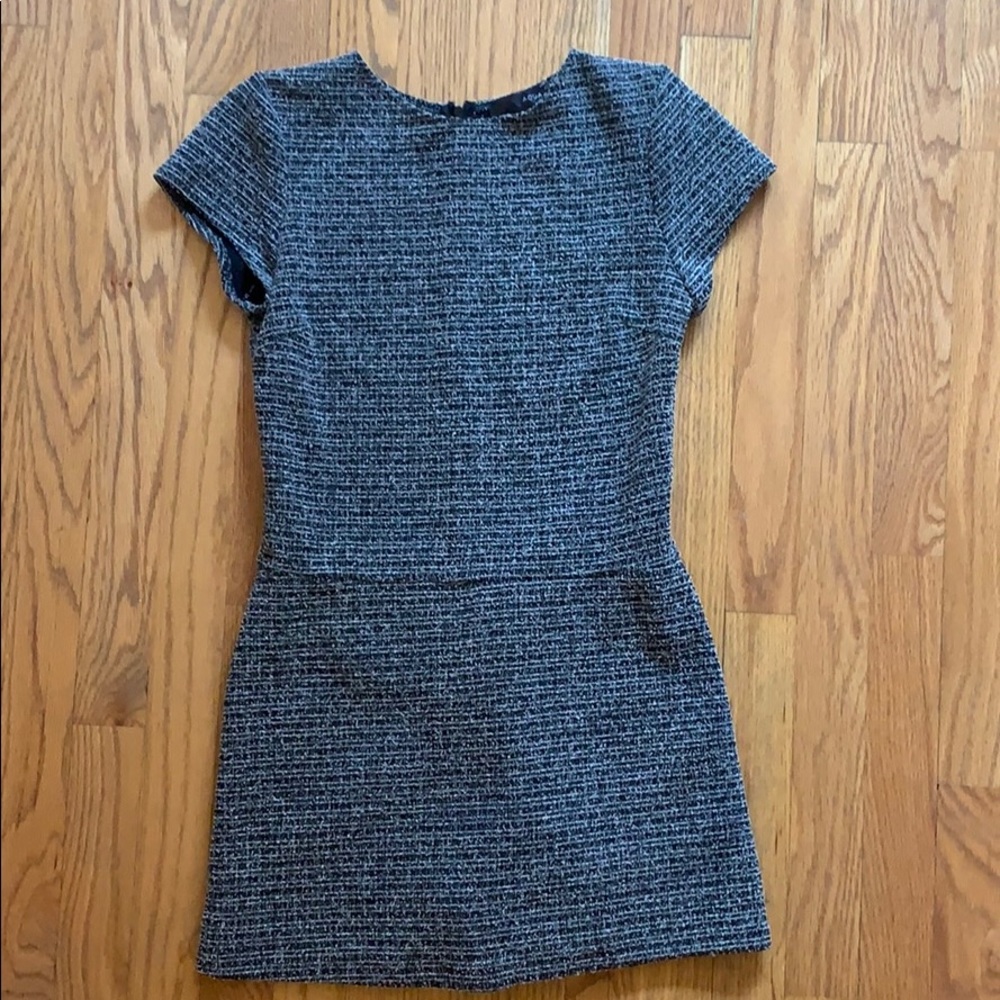 Aqua skirted romper